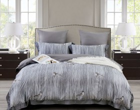 Комплект постельного белья 1,5-спальный, фланель-тенсел 2362-4S Комплект постельного белья 1,5-спальный, фланель-тенсел 2362-4S